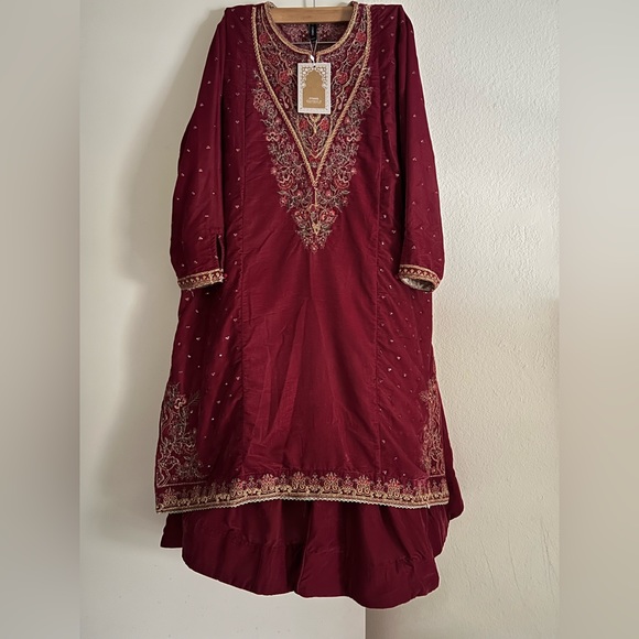 Pakistani Velvet dress - Picture 1 of 7